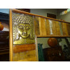 Miroir Buddha en teck recyclé 120 x 90 cm horizontal