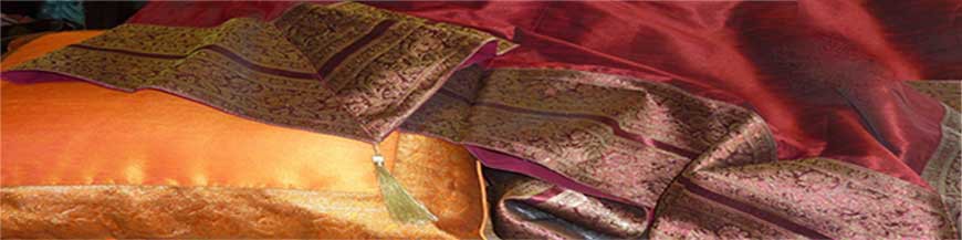 Indian brocade cushions